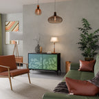 IRREGULAR BLUE Aparador de 2 Puertas