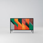 MAKESHIFT ARTISTRY Aparador de 2 Puertas