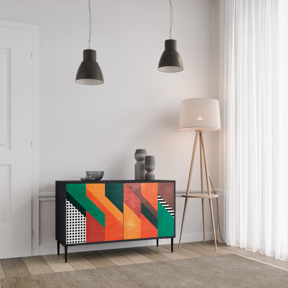 MAKESHIFT ARTISTRY 2-Door Sideboard