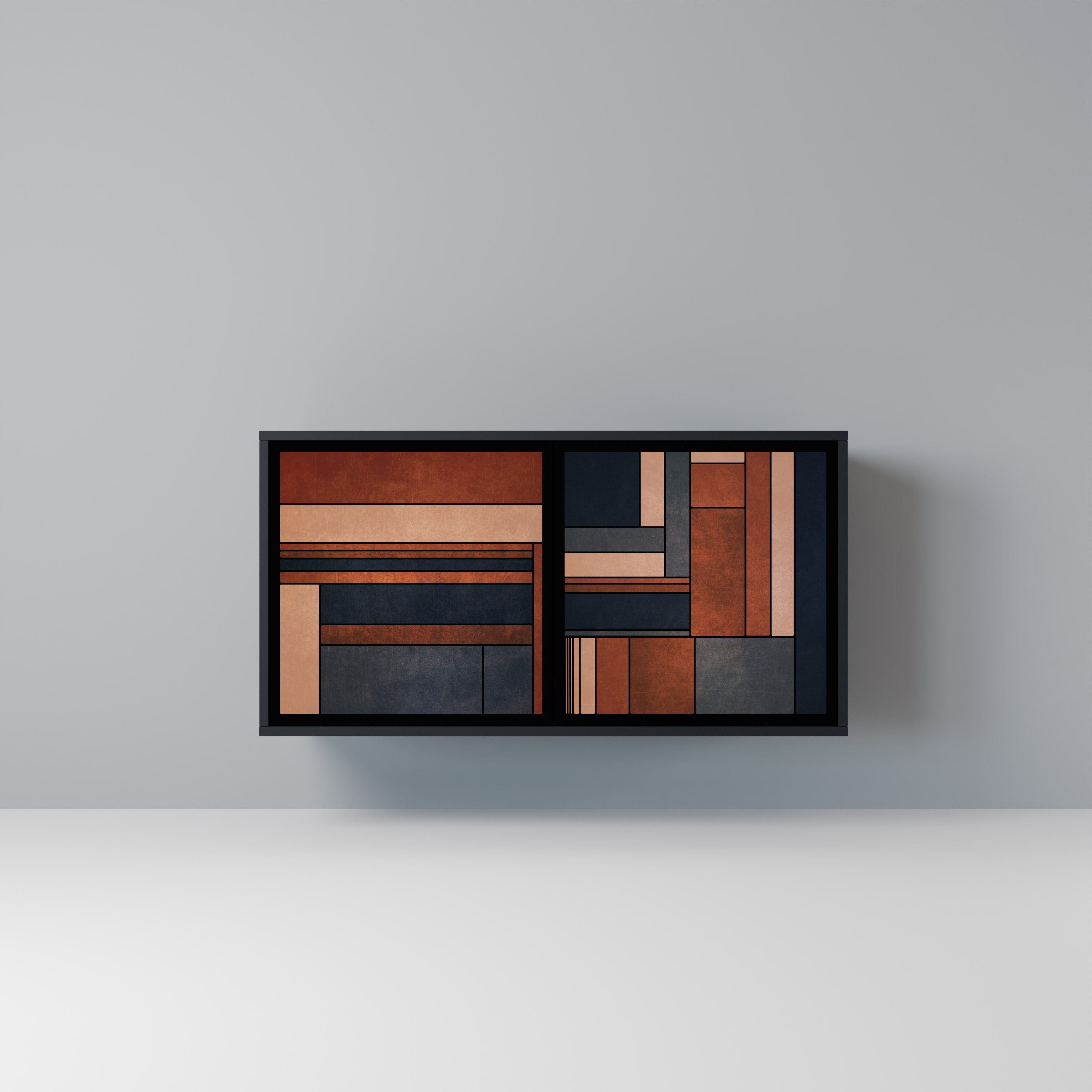 INTREPID FORMATION 2-Door Sideboard in Black Finish