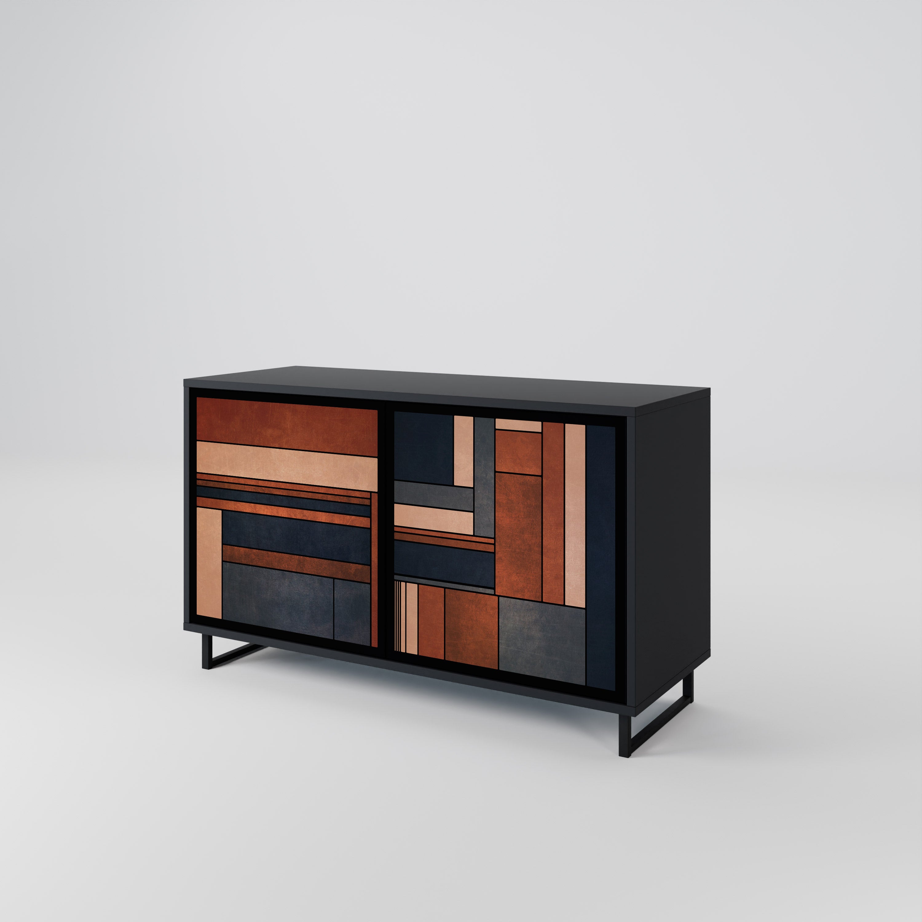 INTREPID FORMATION 2-Door Sideboard in Black Finish