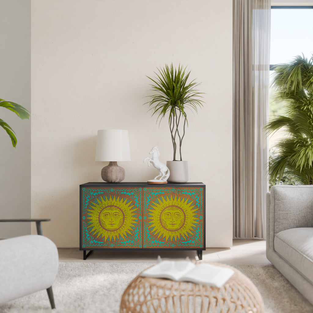 SUNSHINE EULOGY 2-Door Sideboard in Black Finish