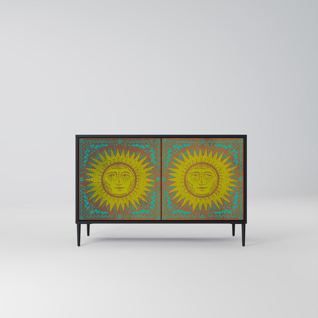 SUNSHINE EULOGY 2-Door Sideboard in Black Finish