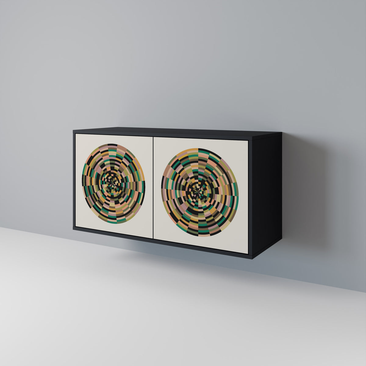GREEN CIRCLES 2-Door Sideboard