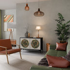 GREEN CIRCLES Aparador de 2 Puertas