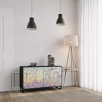 MOSAIC OF COLORS Aparador de 2 Puertas en Acabado Negro