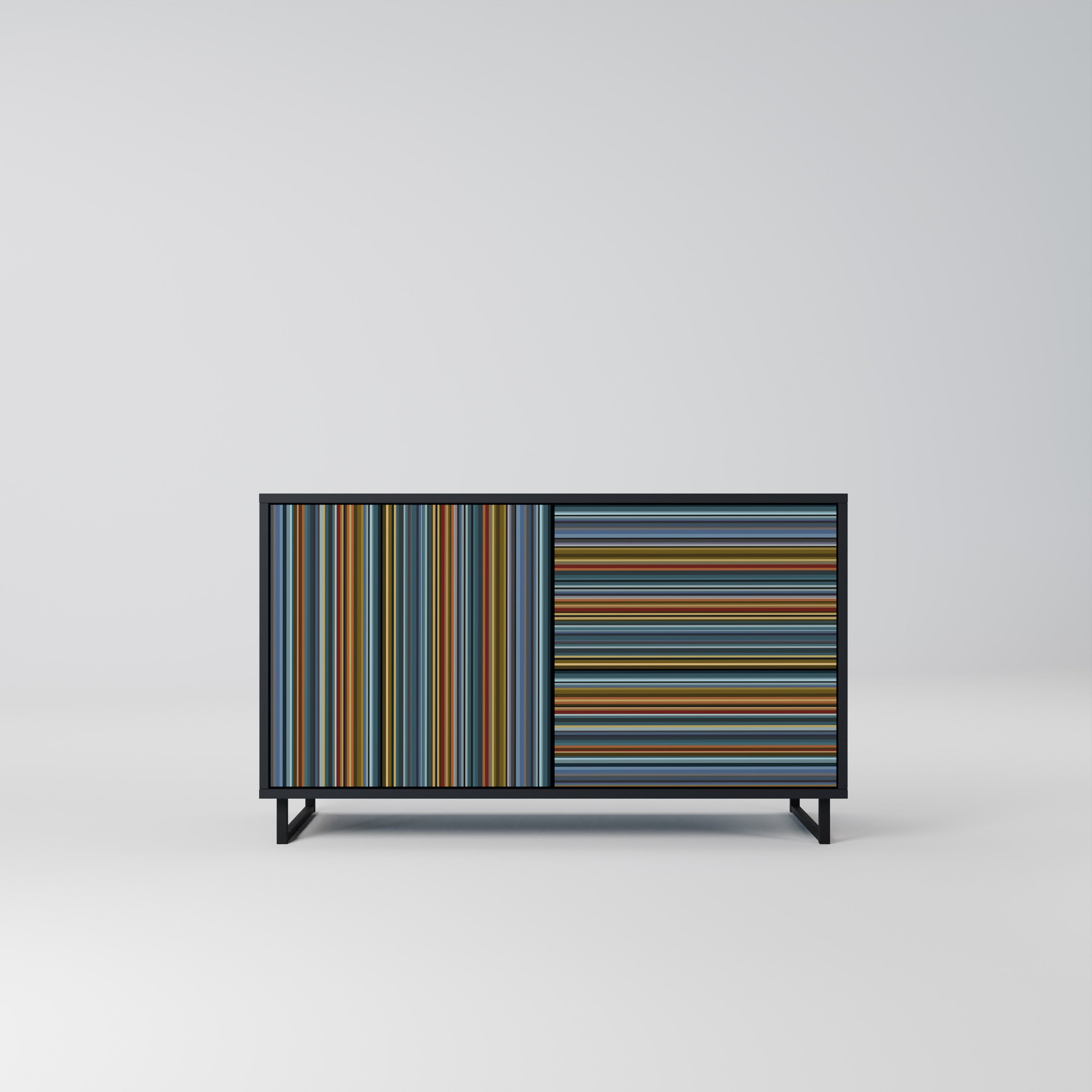 LINEOUT SPECTRUM 2-Door Sideboard in Black Finish