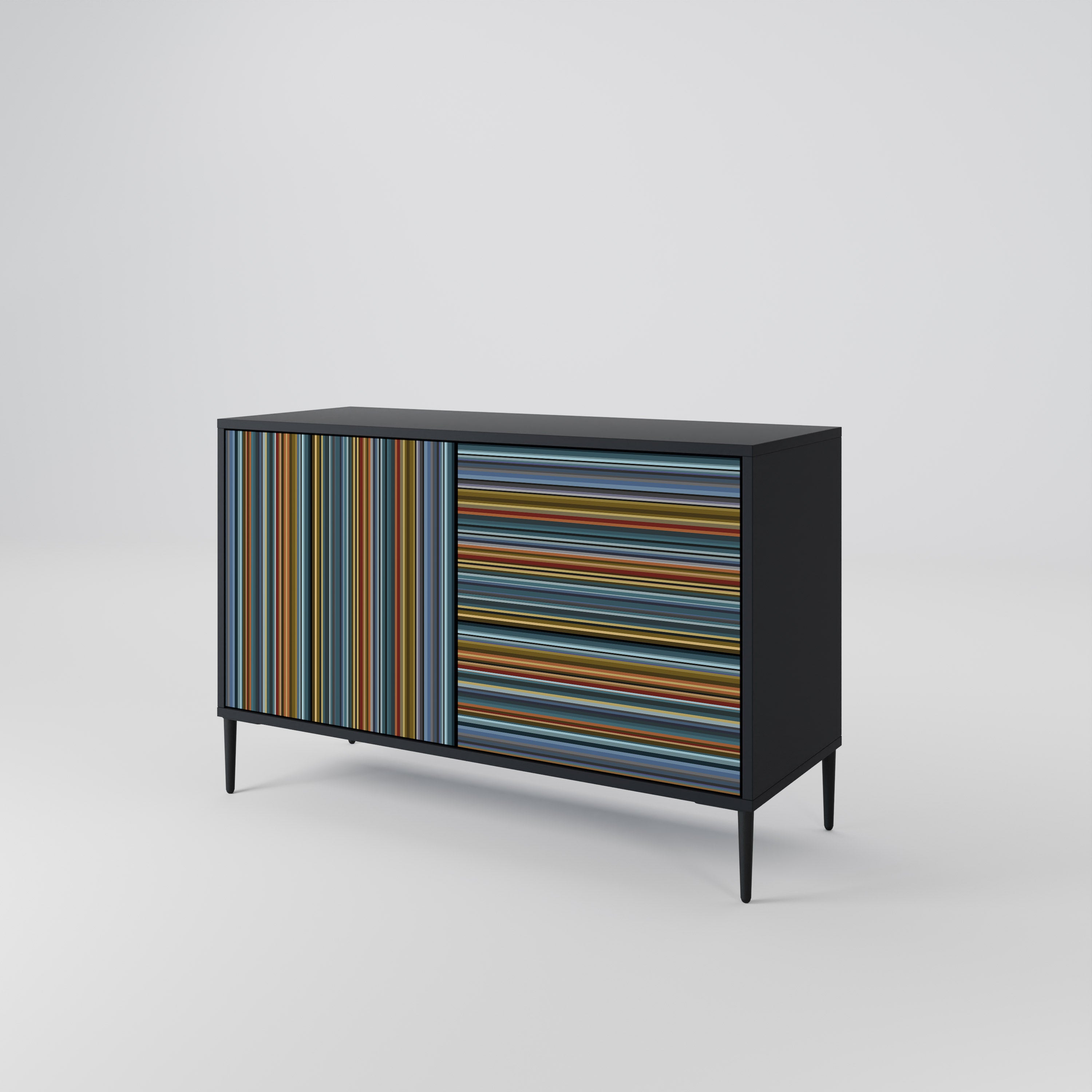 LINEOUT SPECTRUM 2-Door Sideboard in Black Finish