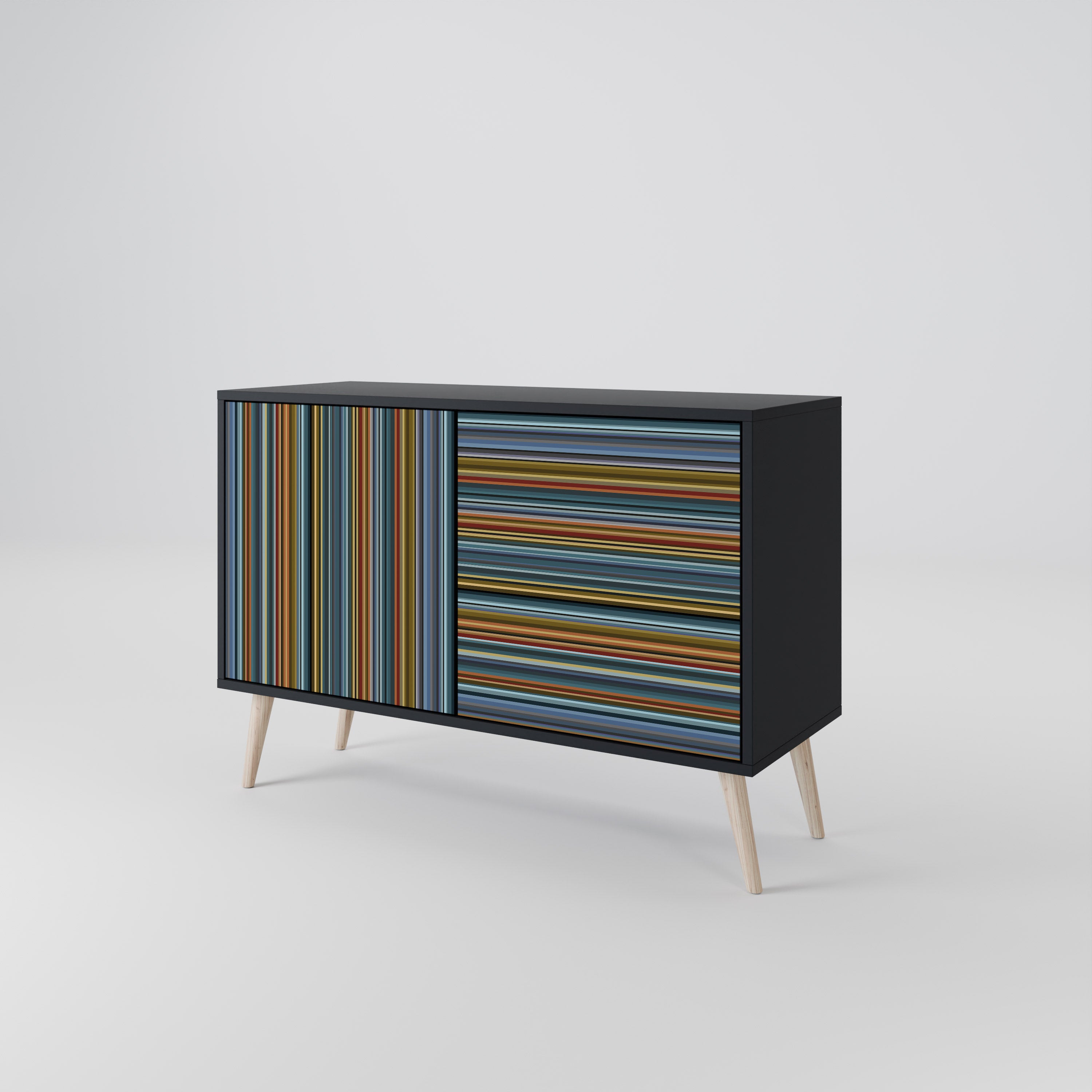 LINEOUT SPECTRUM 2-Door Sideboard in Black Finish