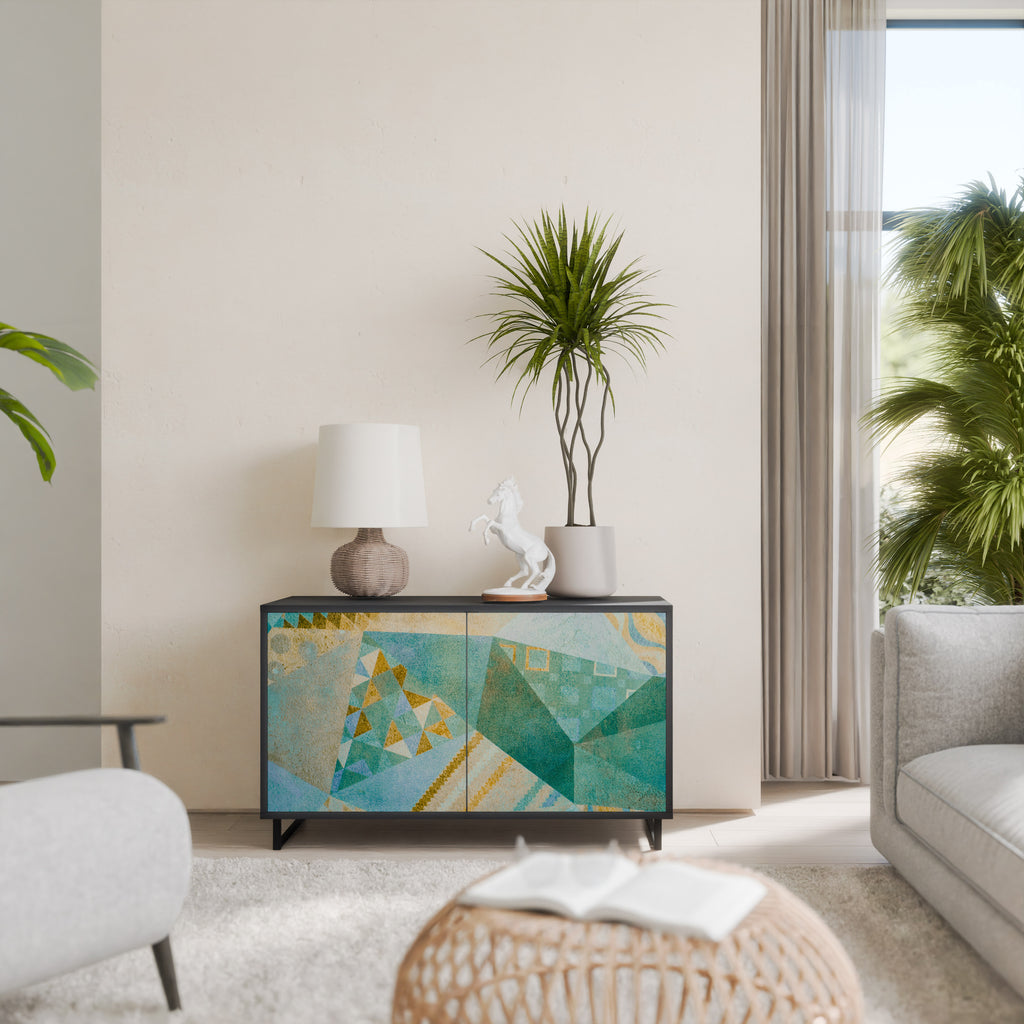 SPECTRUM SPLENDOR 2-Door Sideboard in Black Finish