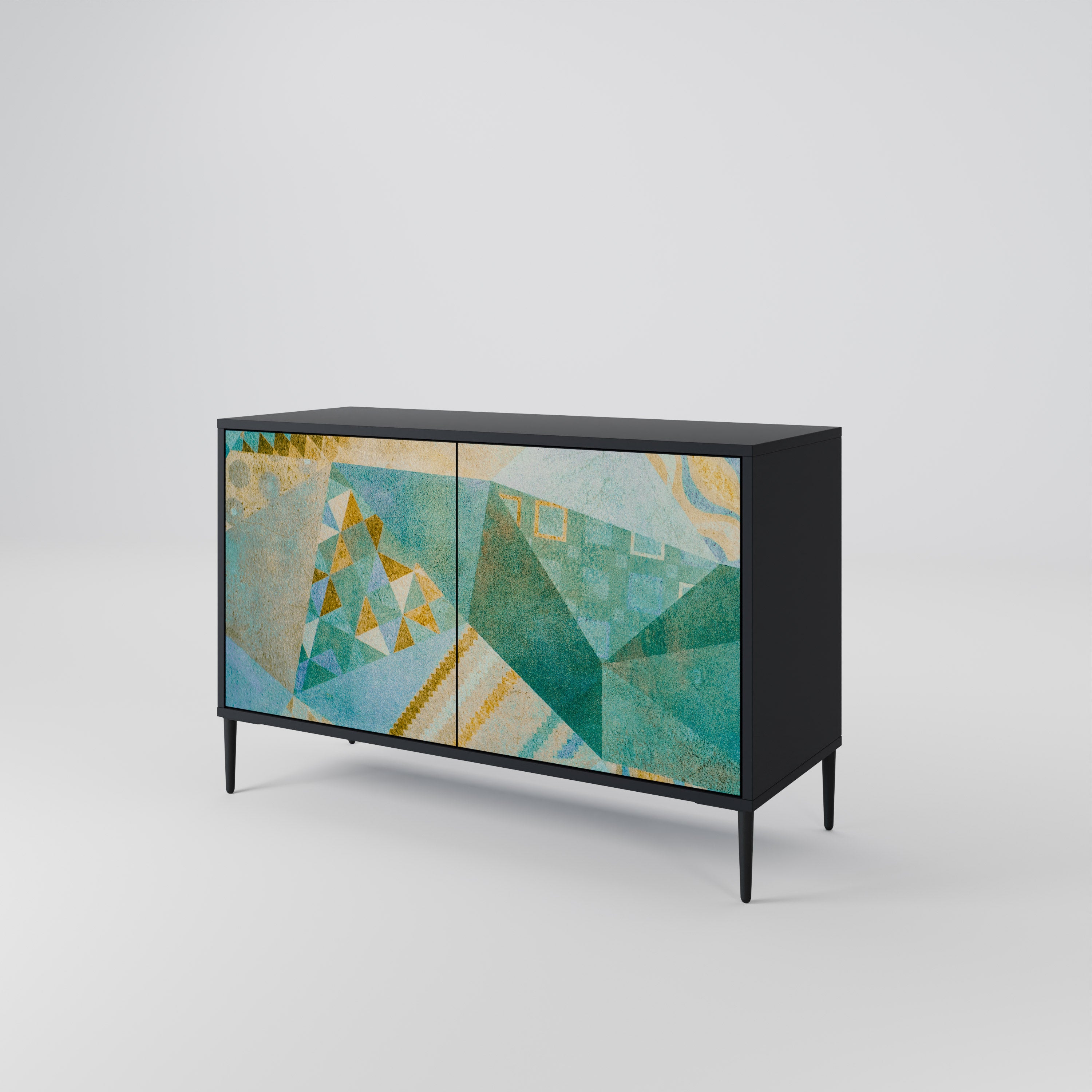 SPECTRUM SPLENDOR 2-Door Sideboard in Black Finish