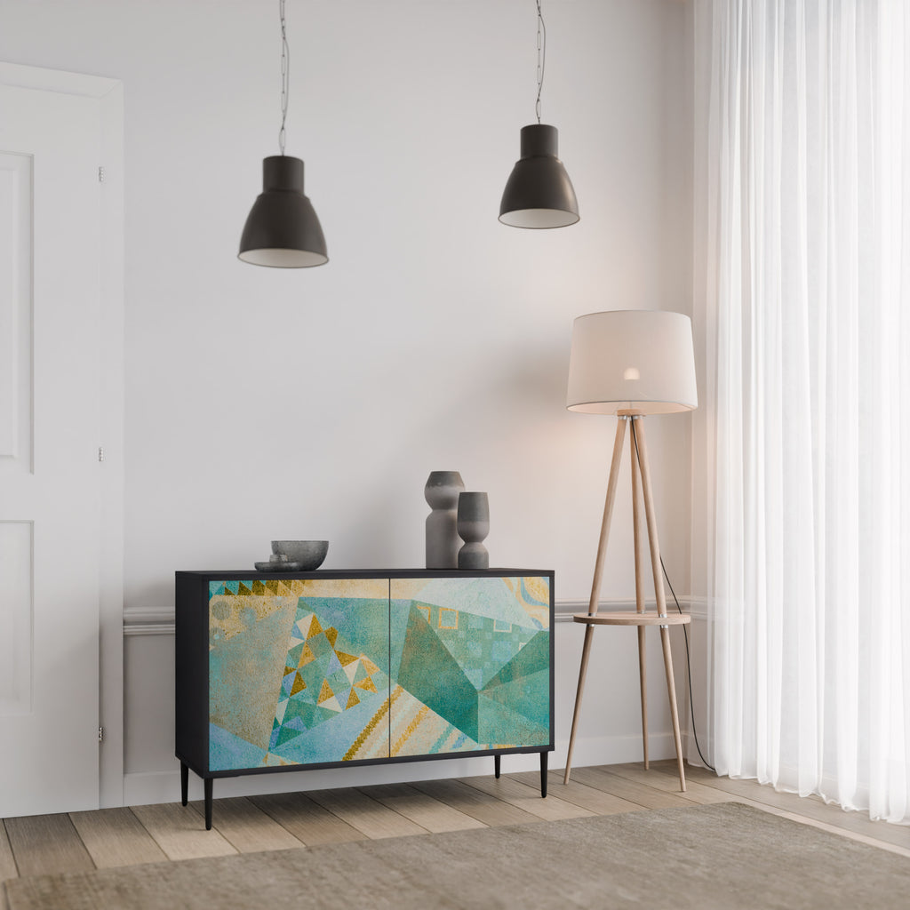 SPECTRUM SPLENDOR 2-Door Sideboard in Black Finish