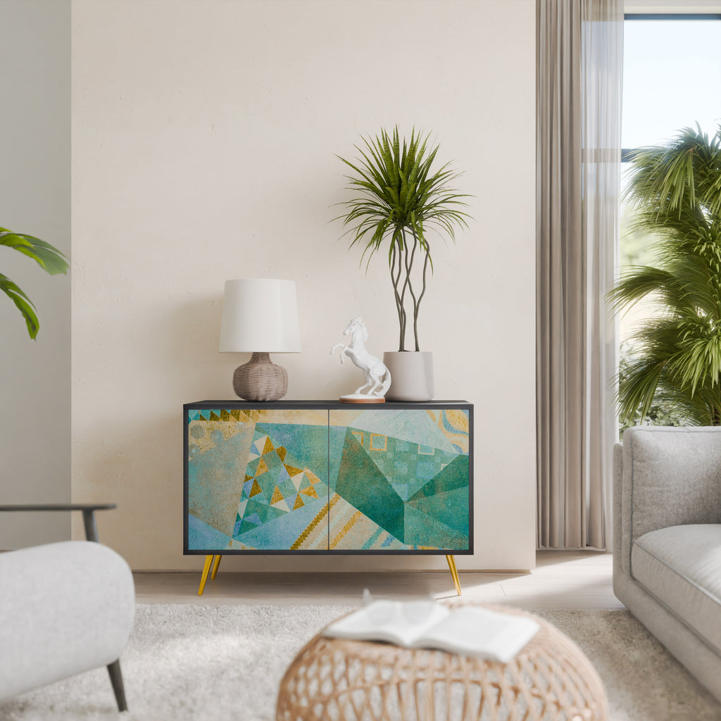 SPECTRUM SPLENDOR 2-Door Sideboard in Black Finish