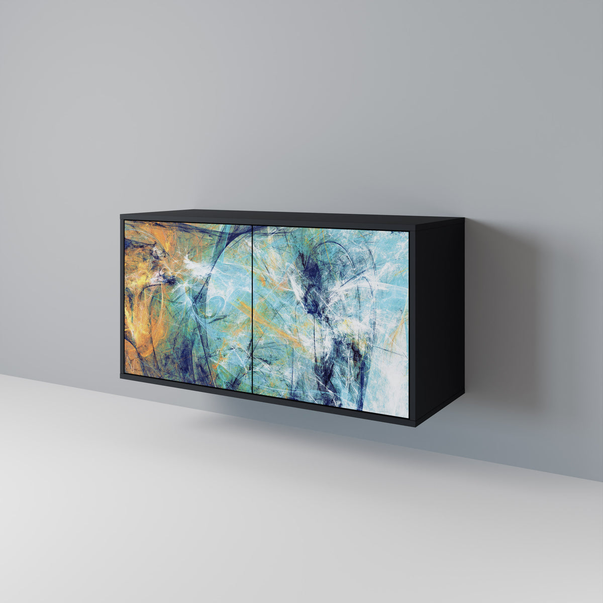 ABSTRACT THOUGHTS Aparador de 2 Puertas