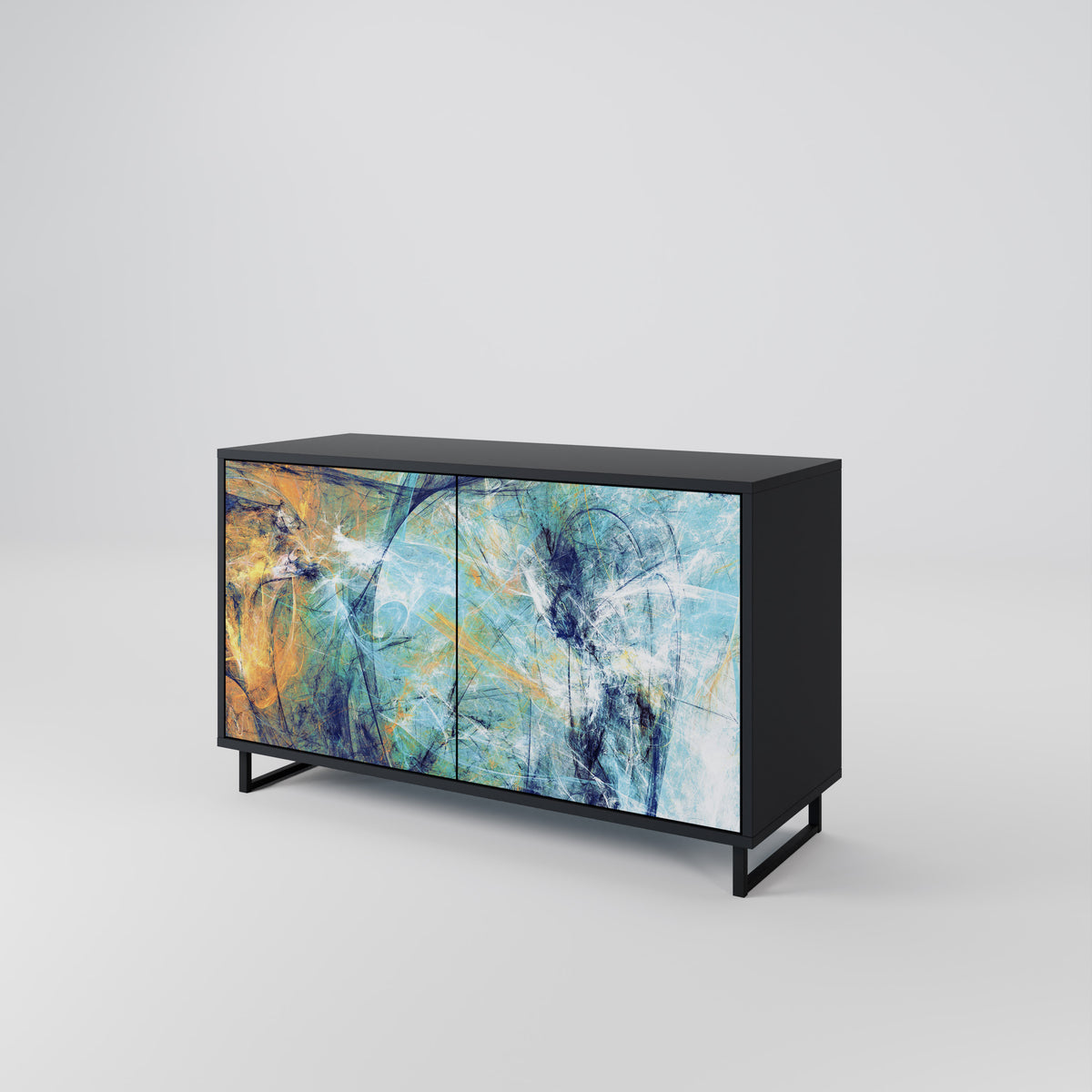 ABSTRACT THOUGHTS Aparador de 2 Puertas