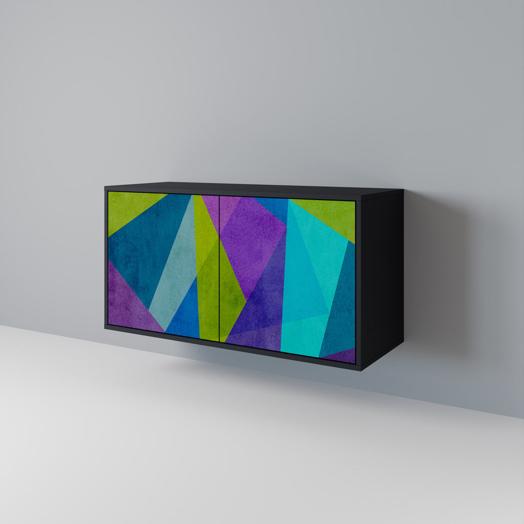 COLD SHOWCASE 2-Door Sideboard in Black Finish