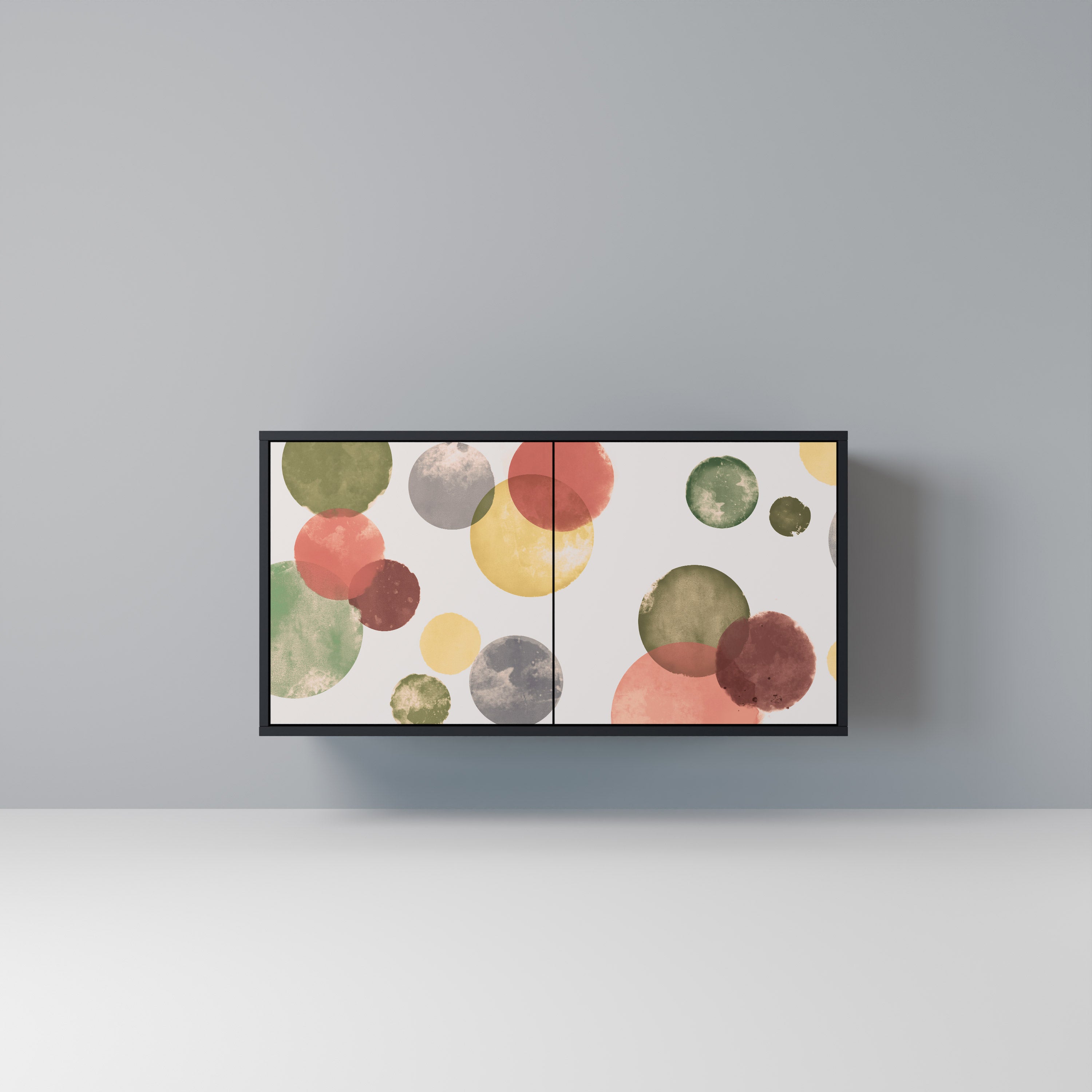 FLEETING HAPPINESS 2-Door Sideboard in Black Finish