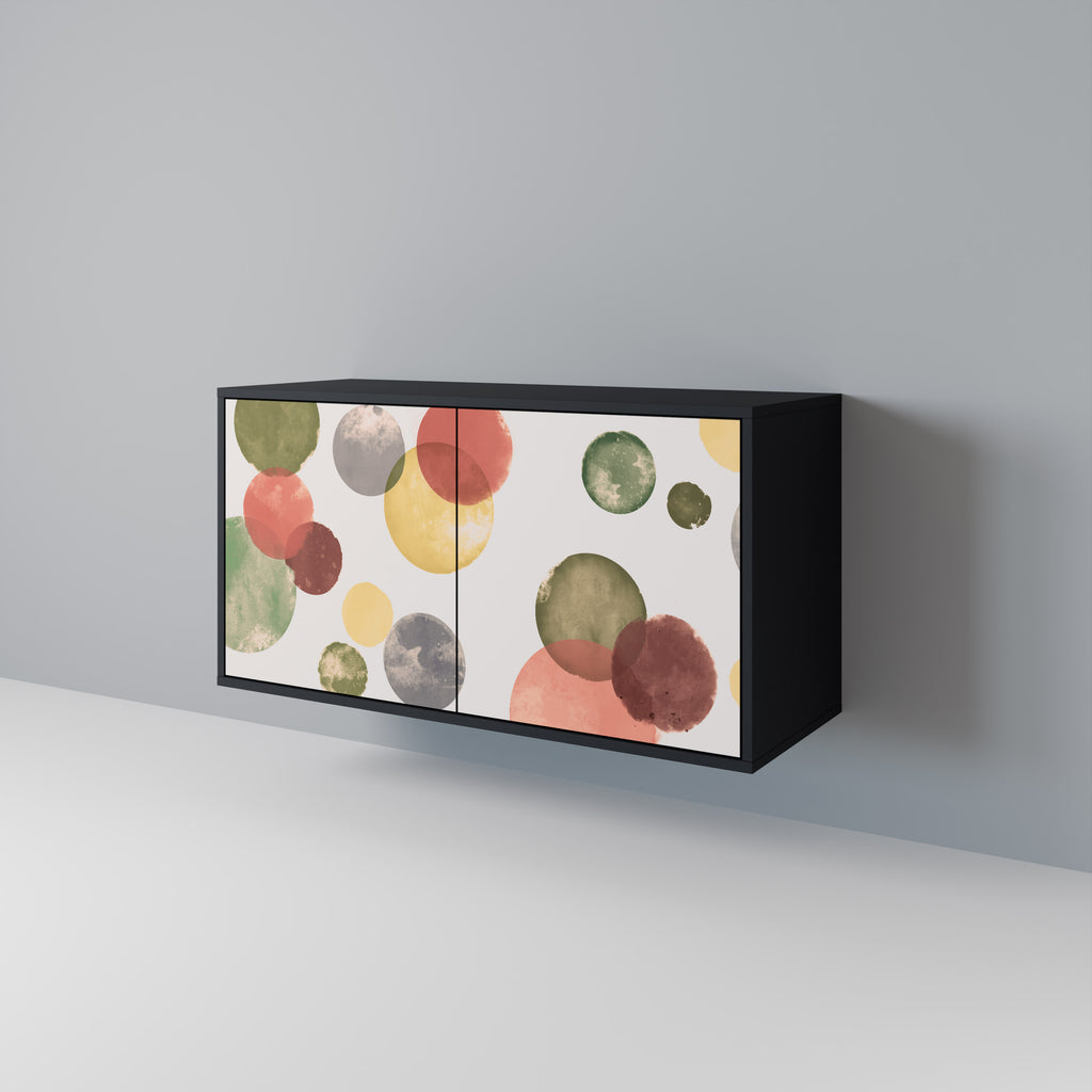 FLEETING HAPPINESS 2-Door Sideboard in Black Finish