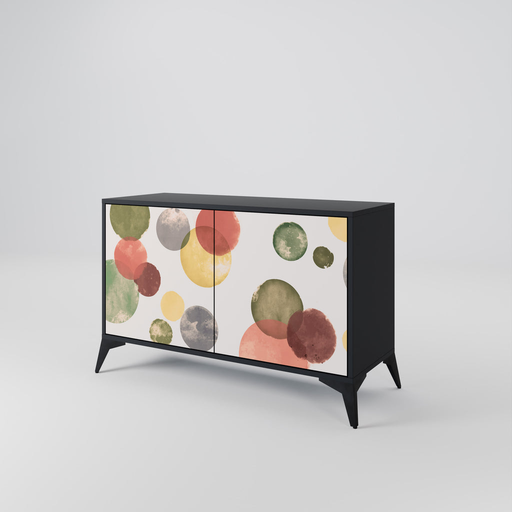 FLEETING HAPPINESS 2-Door Sideboard in Black Finish