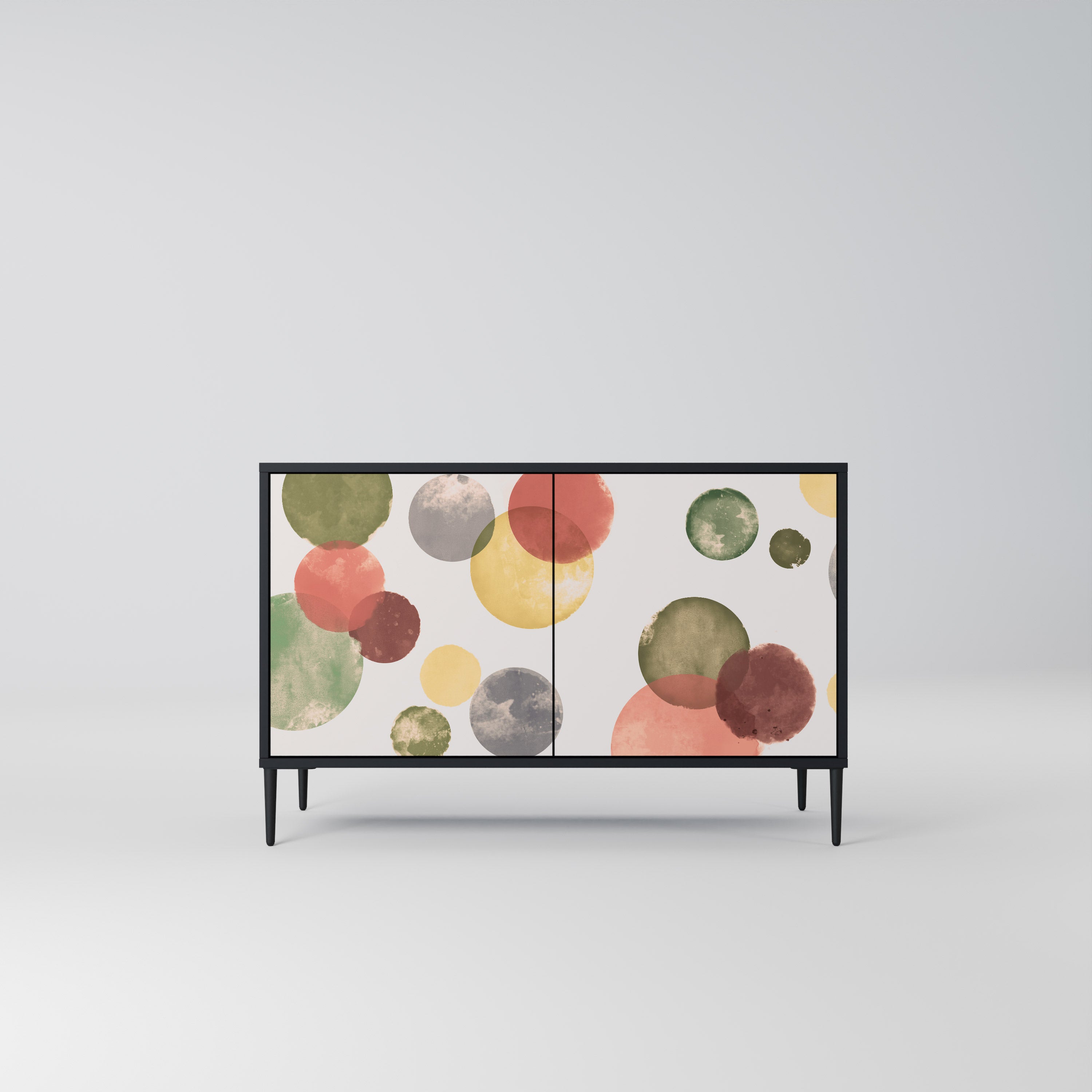 FLEETING HAPPINESS 2-Door Sideboard in Black Finish