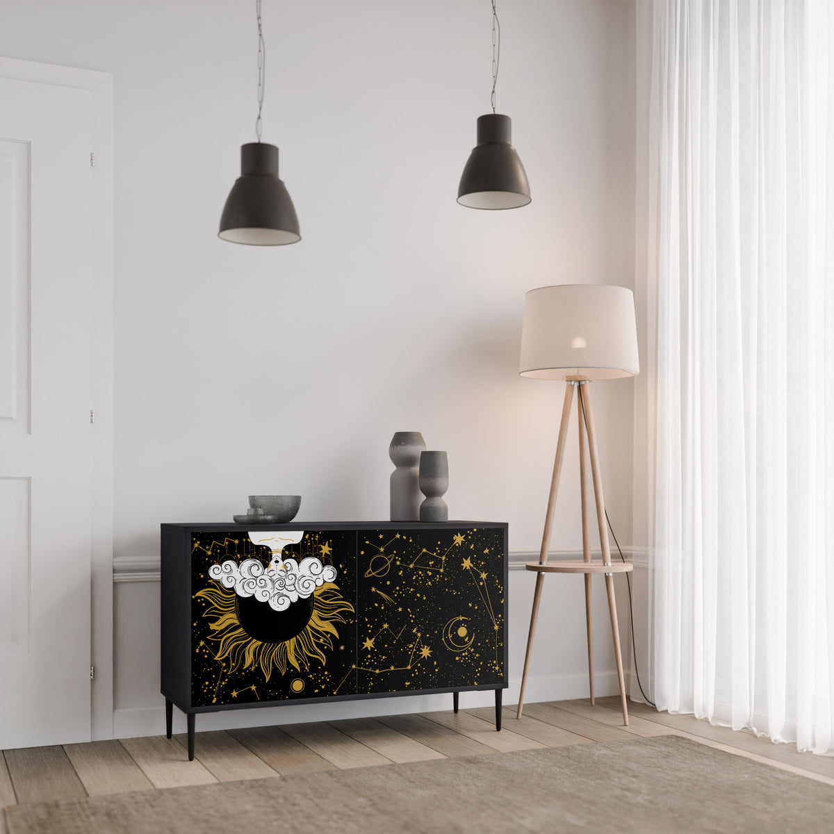 STELLAR CONSTELLATIONS Aparador de 2 Puertas