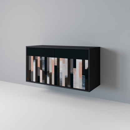 COLLAGE OF RECTANGLES Aparador de 2 Puertas