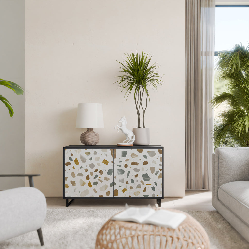 PIECES OF TOMORROW 2-Door Sideboard in Black Finish