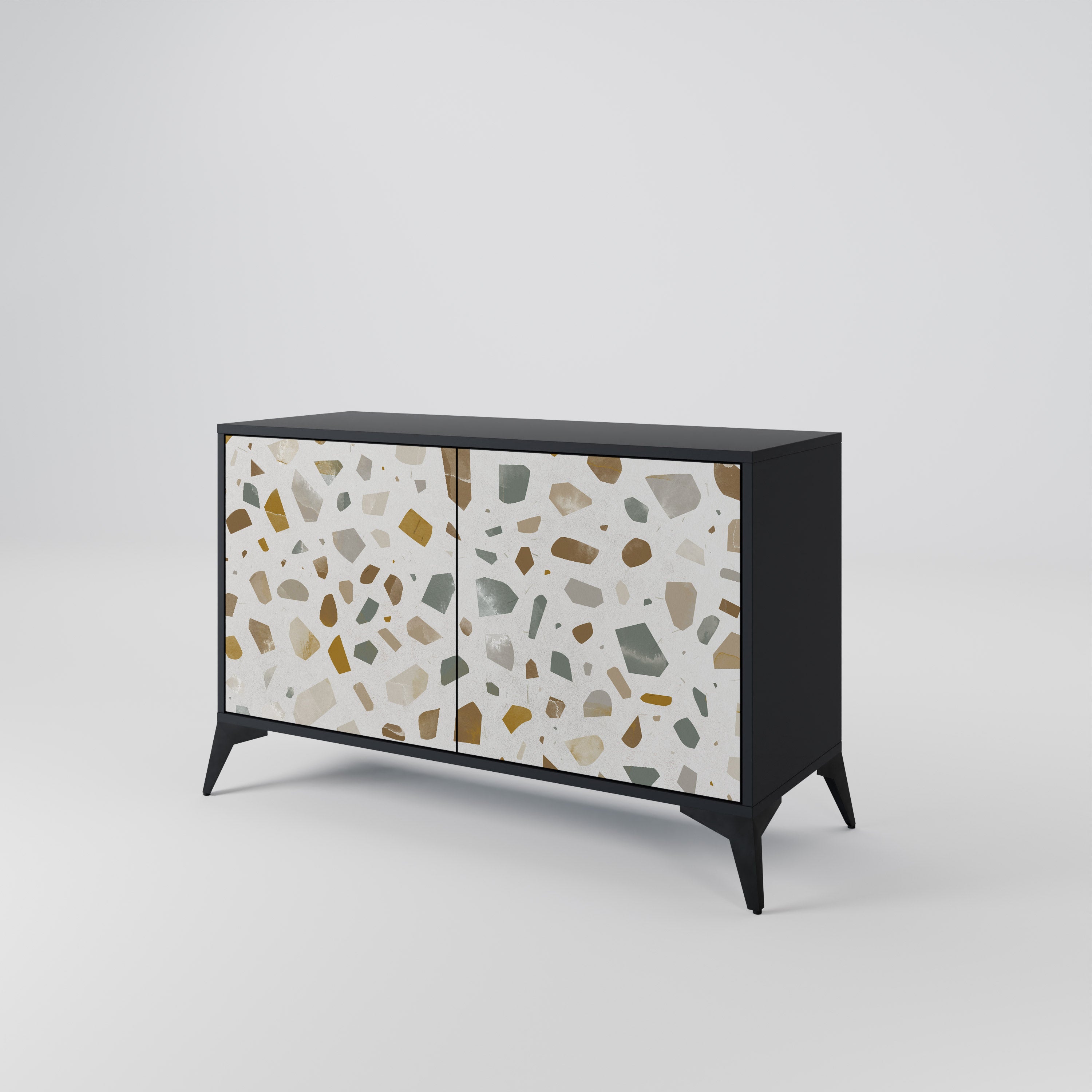 PIECES OF TOMORROW 2-Door Sideboard in Black Finish