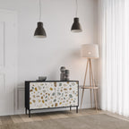 PIECES OF TOMORROW Aparador de 2 Puertas en Acabado Negro