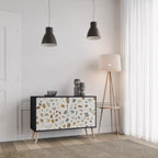 PIECES OF TOMORROW Aparador de 2 Puertas en Acabado Negro