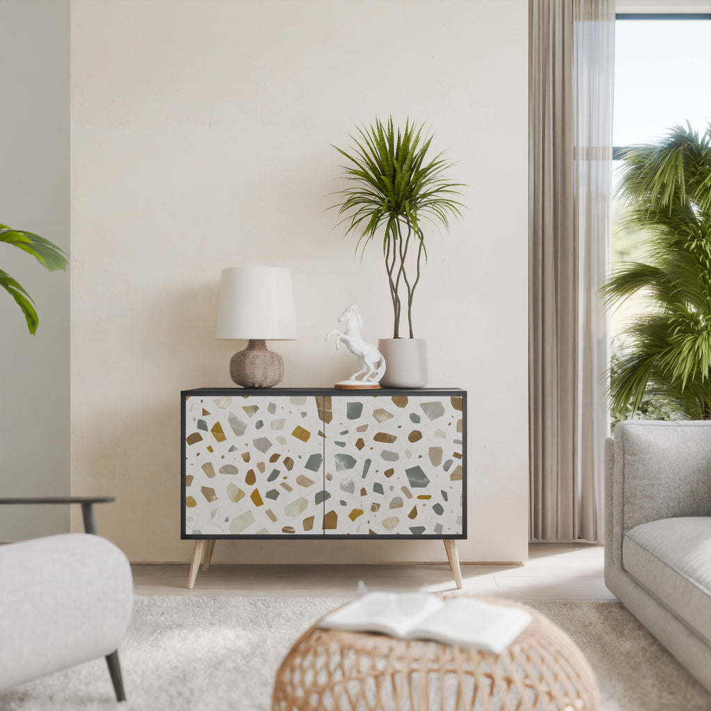 PIECES OF TOMORROW 2-Door Sideboard in Black Finish