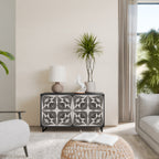 MONOCHROME NEXUS 2-Door Sideboard in Black Finish