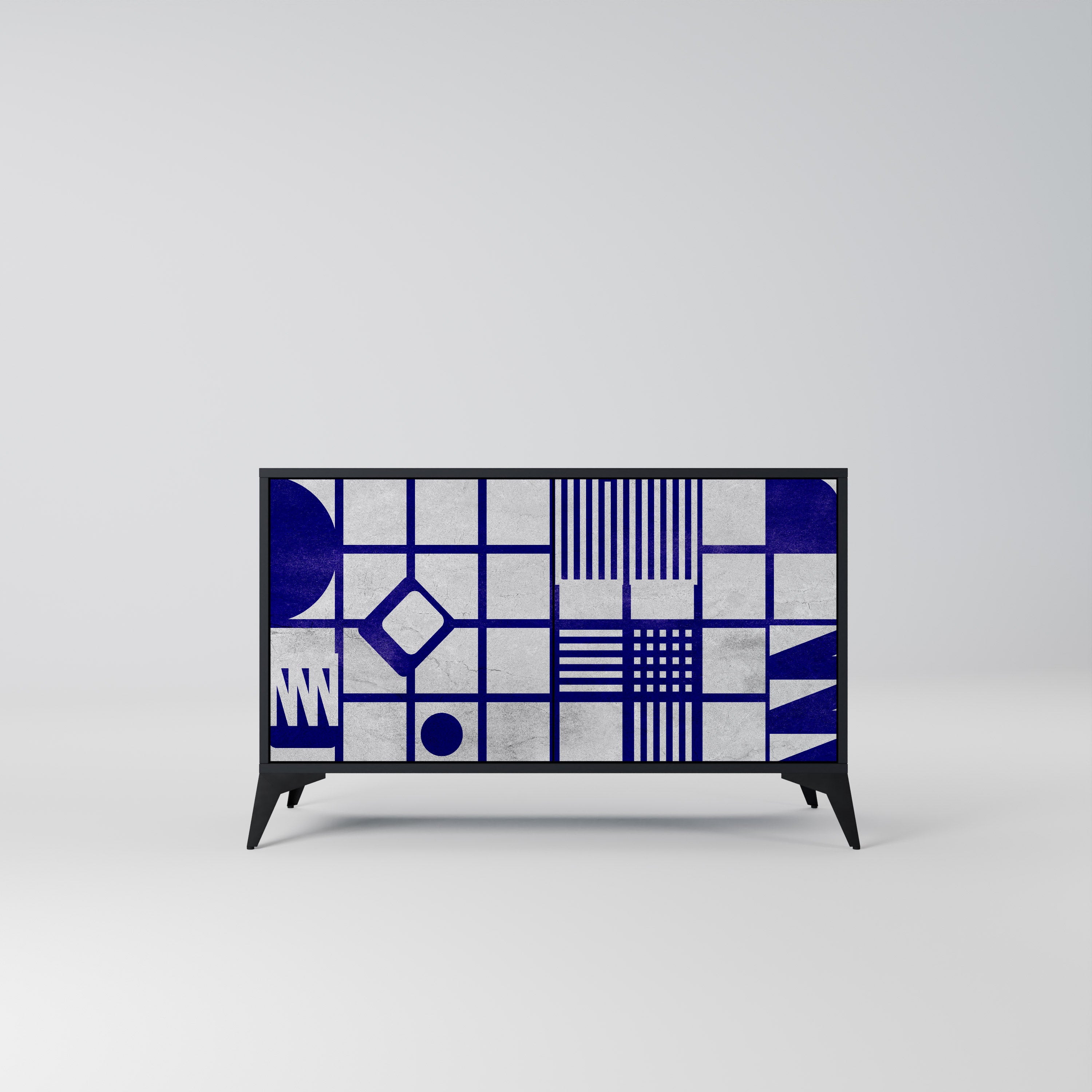 THE RIGHT PLACES 2-Door Sideboard in Black Finish