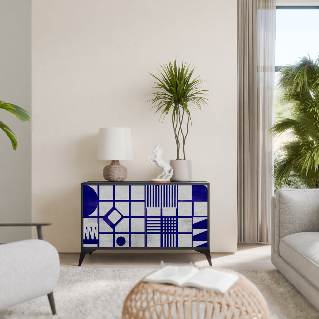 THE RIGHT PLACES 2-Door Sideboard in Black Finish