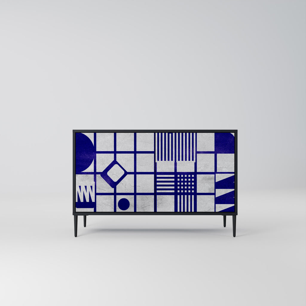 THE RIGHT PLACES 2-Door Sideboard in Black Finish