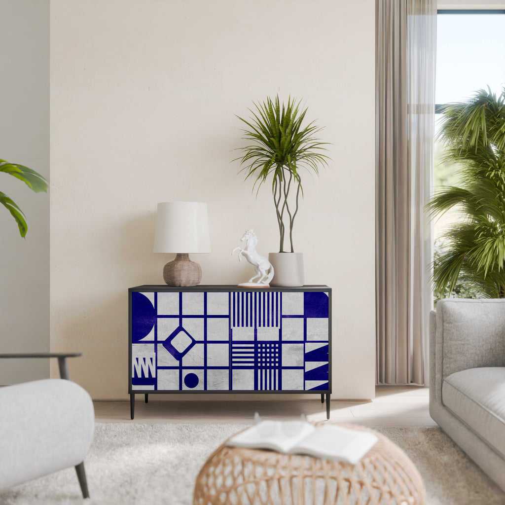 THE RIGHT PLACES 2-Door Sideboard in Black Finish