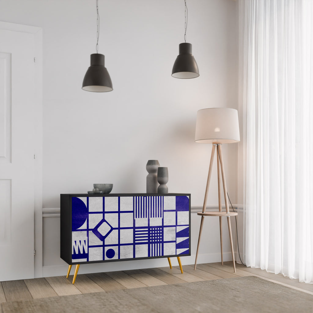 THE RIGHT PLACES 2-Door Sideboard in Black Finish