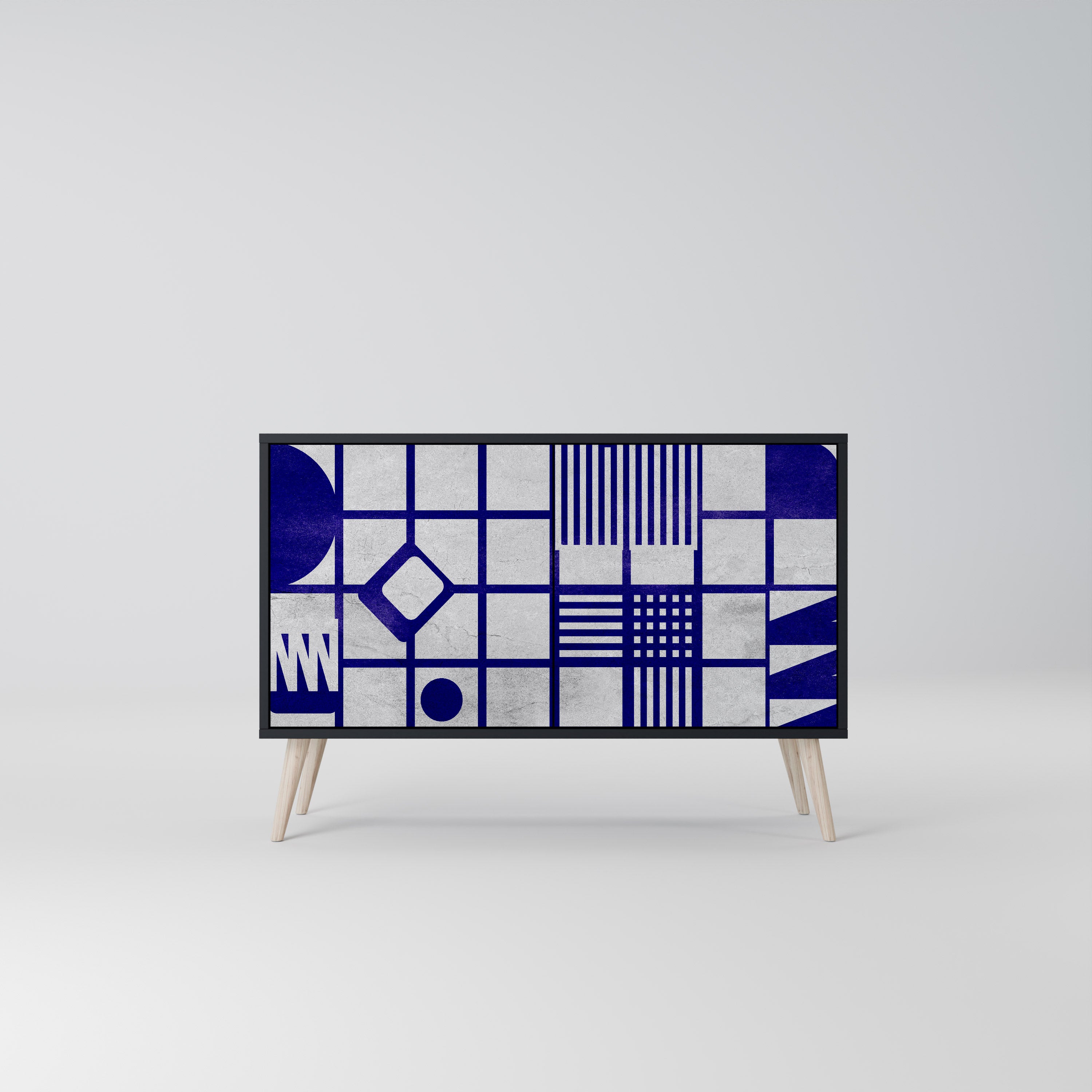 THE RIGHT PLACES 2-Door Sideboard in Black Finish