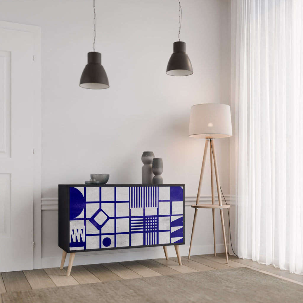 THE RIGHT PLACES 2-Door Sideboard in Black Finish