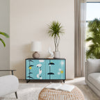 PATHS TO HAPPINESS 2-Door Sideboard in Black Finish