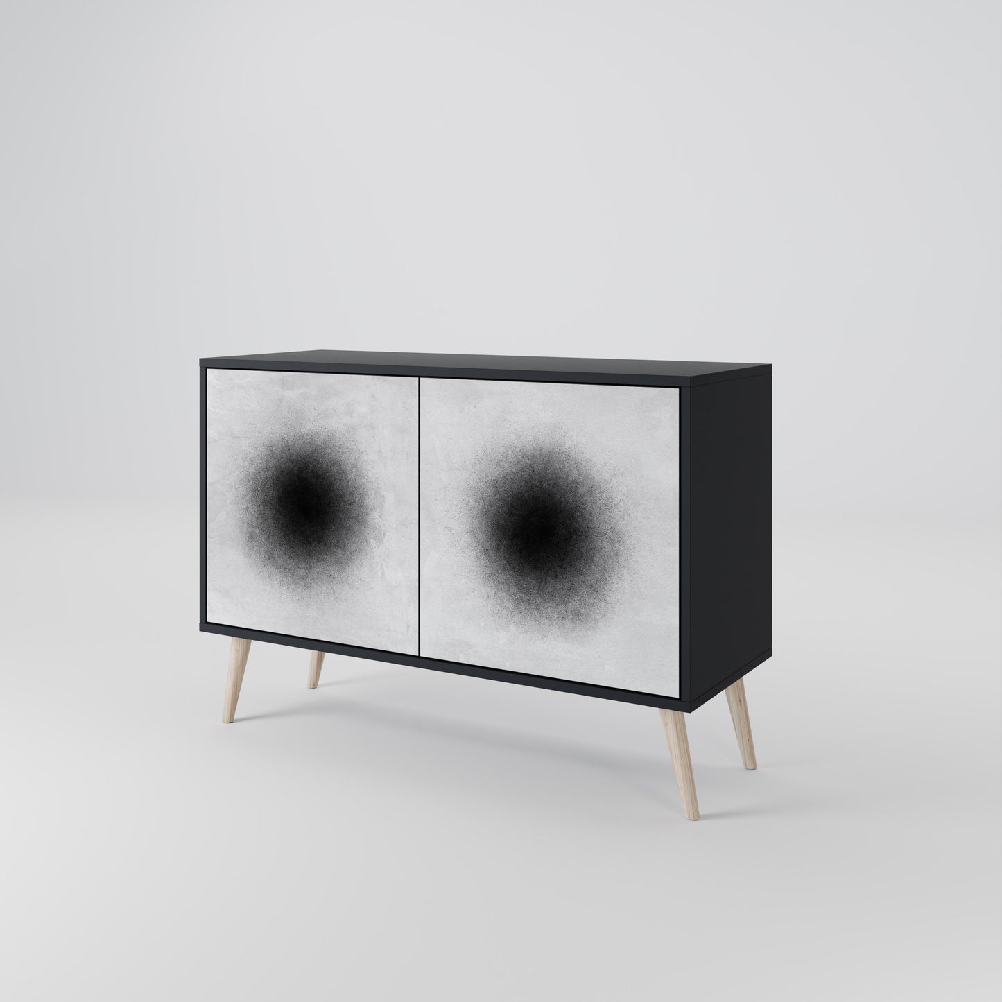 BLACK HOLE Aparador de 2 Puertas
