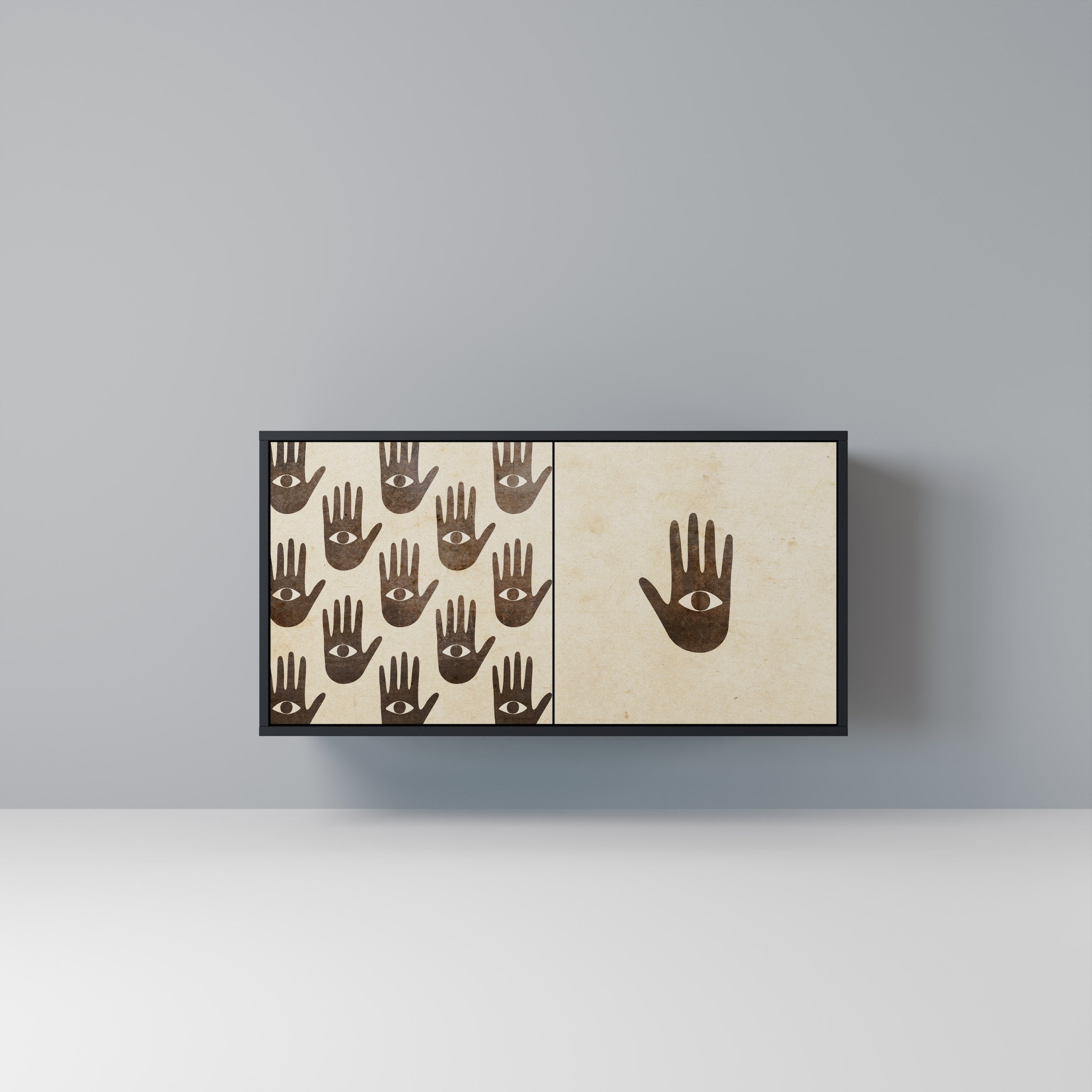 SEE MORE 2-Door Sideboard in Black Finish