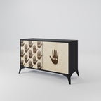SEE MORE 2-Door Sideboard in Black Finish