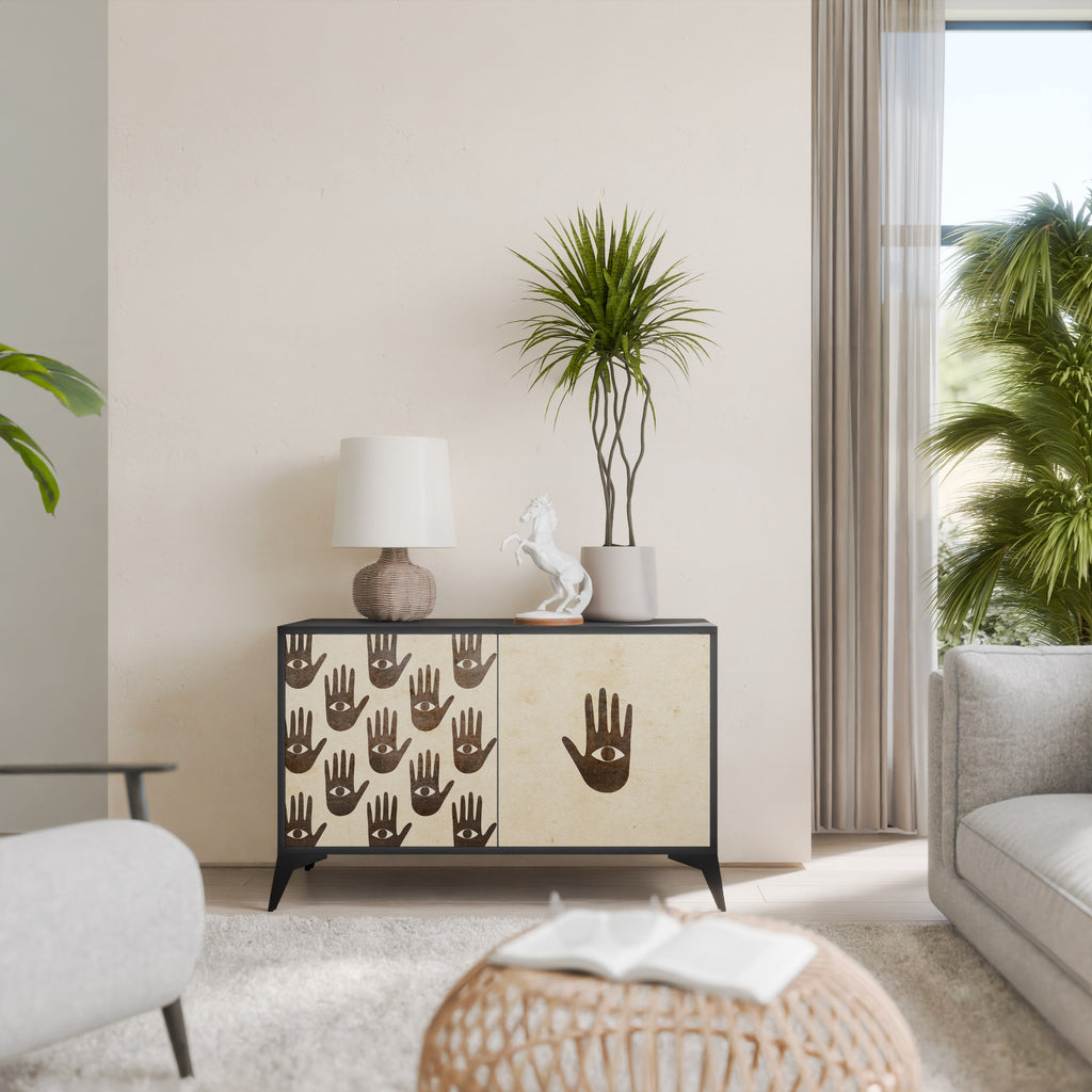SEE MORE 2-Door Sideboard in Black Finish