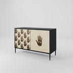 SEE MORE 2-Door Sideboard in Black Finish
