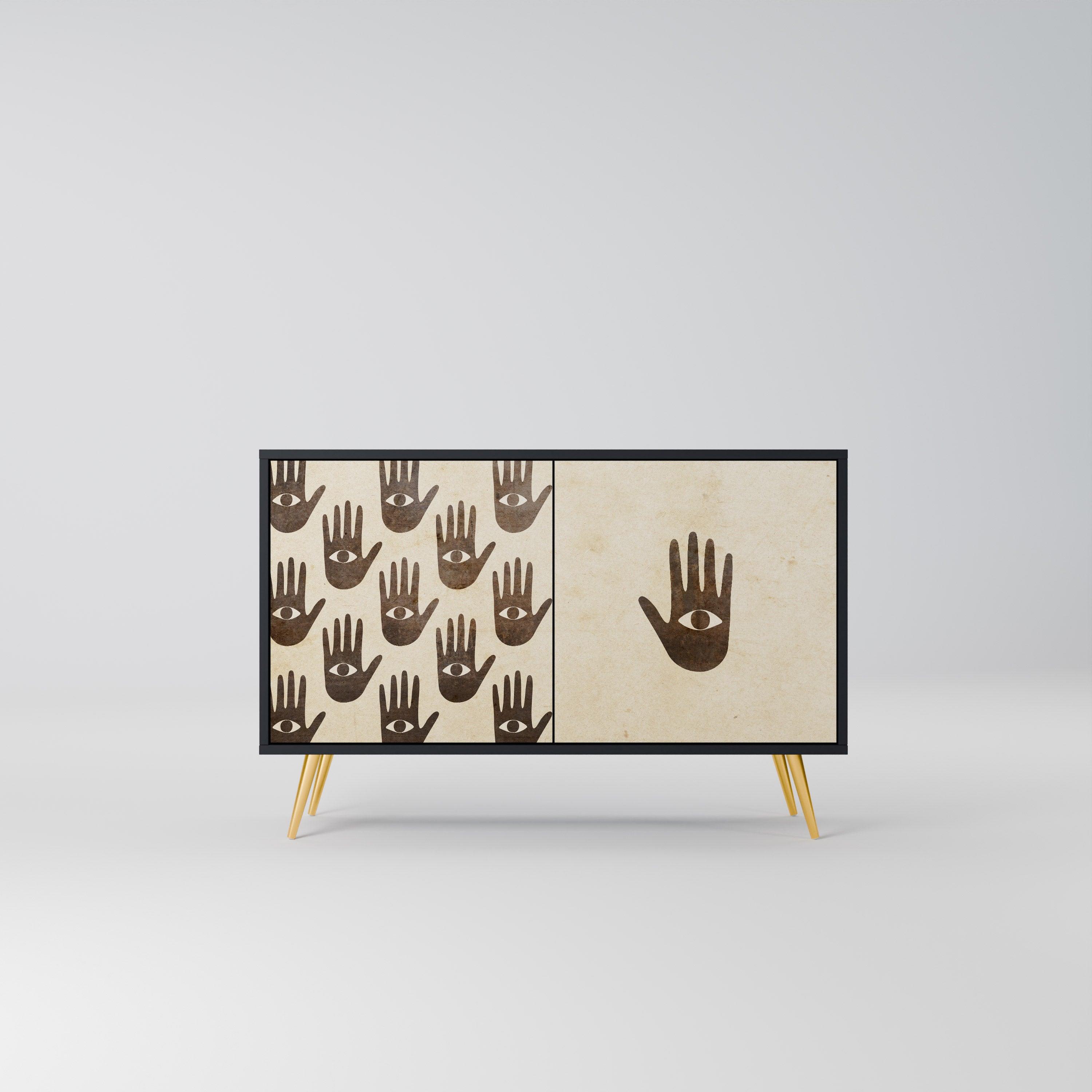 SEE MORE 2-Door Sideboard in Black Finish