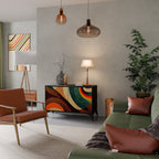 COLORFUL STRANDS Aparador de 2 Puertas