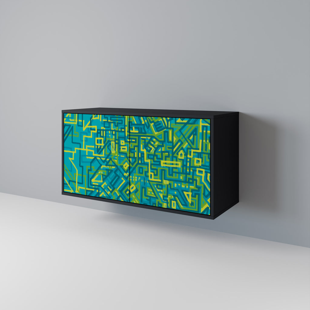 NOSTALGIC MEMORIES 2-Door Sideboard in Black Finish