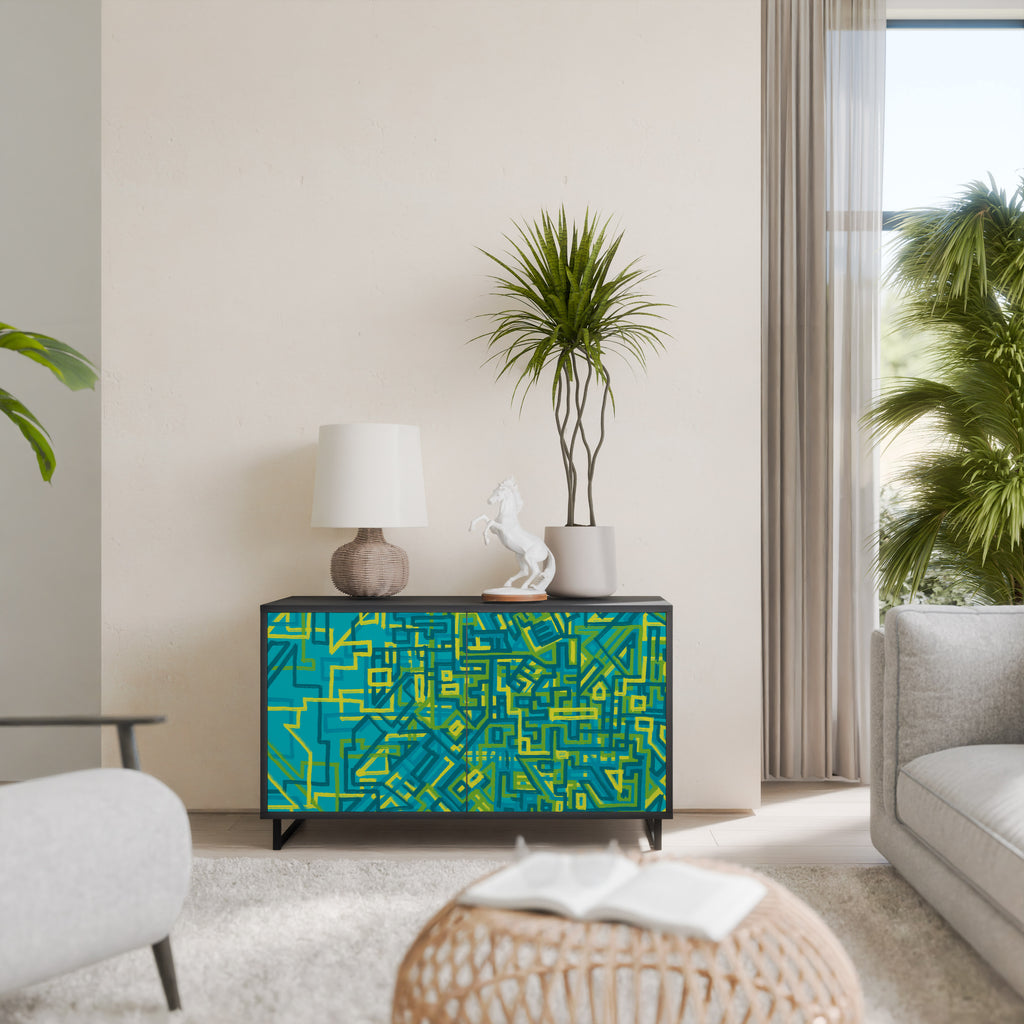 NOSTALGIC MEMORIES 2-Door Sideboard in Black Finish