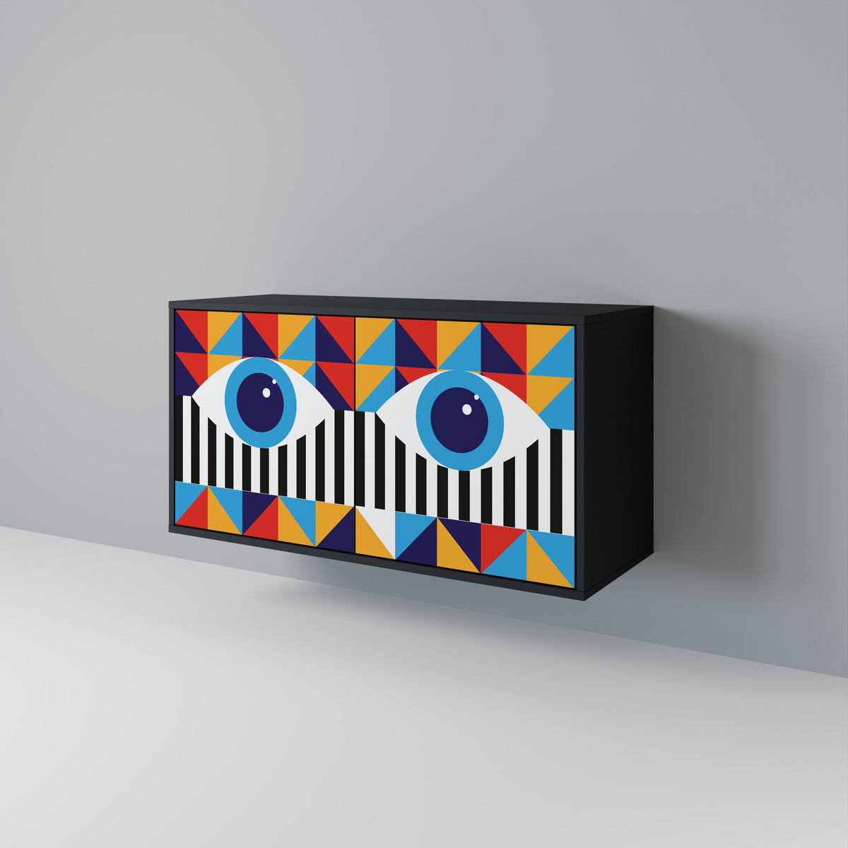 ABSTRACTION AND GEOMETRY Aparador de 2 Puertas